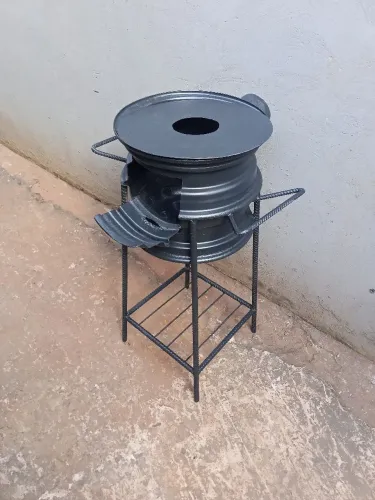 Fogão de lenha de ferro
