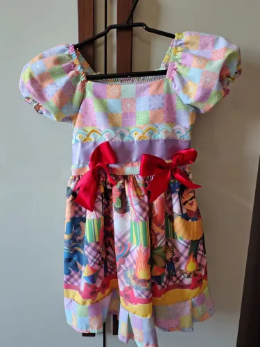 Vestido de quadrilha infantil