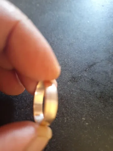 Aliança ouro 10k