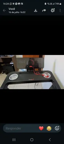 Vendo esteira ergometrica até 12km, 110 watts
