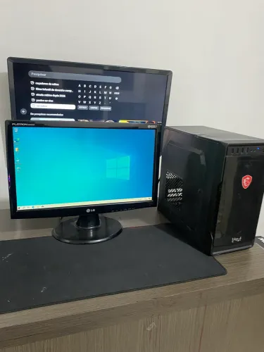 Computador empresarial Intel core i5 com 4gb Monitor 20 Polegadas Ssd 120gb