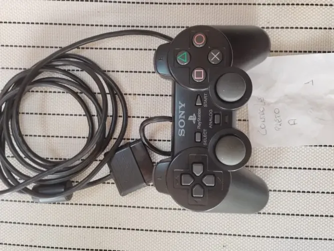 Controle PS2 - Preto (padrão) - Série A - Original