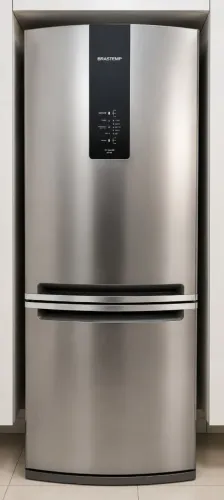 Geladeira Brastemp BRE57AK Frost Free Inverse 443 Litros cor Inox