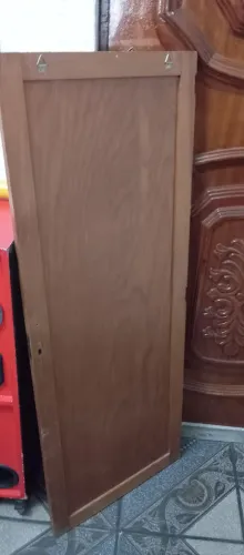 Moldura de madeira com 3 espelhos