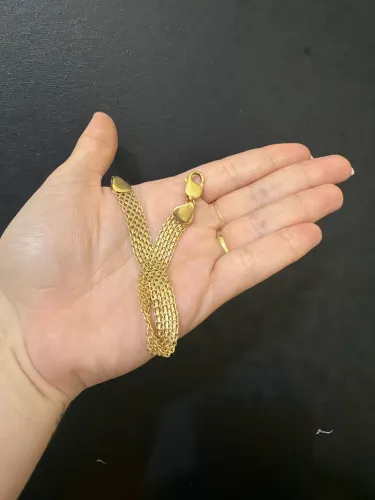Pulseira Bismarck Ouro 18k