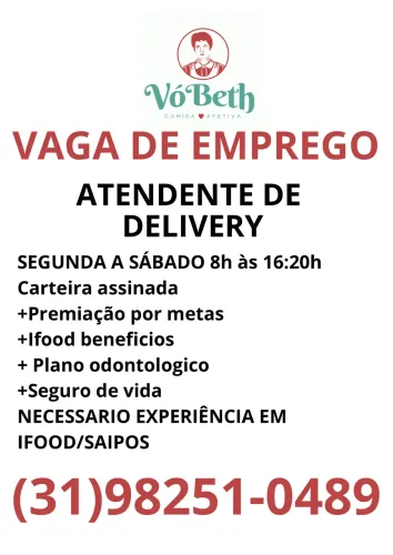 VAGA DE EMPREGO