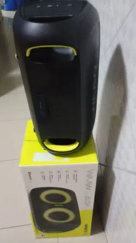 Caixa de Som Acústica boombox Alook