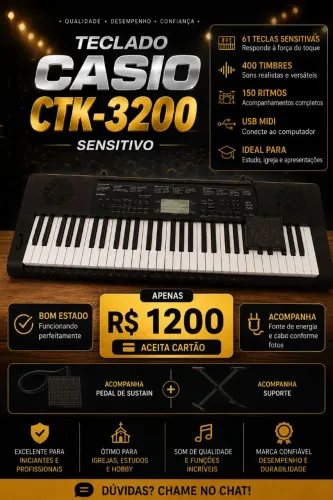 Teclado cassio CTK