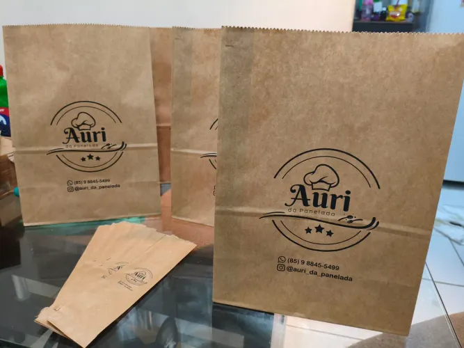 Sacos Kraft e sacos para talheres personalizados