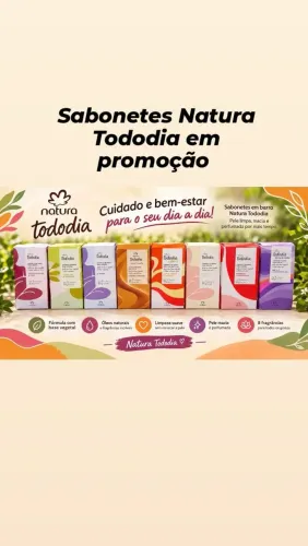 Sabonetes Boticário e Natura a pronta entrega