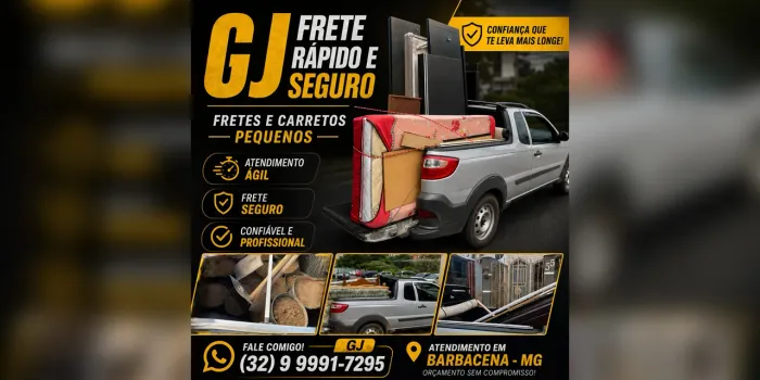 GJ Fretes, Carretos e pequenas mudanças 