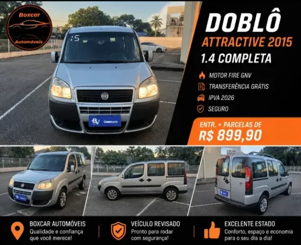 Fiat Doblo Attractive 1.4 Fire Flex 8V 5P 2015
