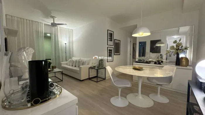 Apartamento 3 suítes (fundo) com Varanda Gourmet em Santa Rosa  Niterói | 2 vagas | Lazer 