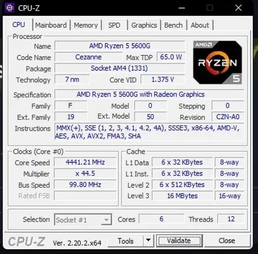 Ryzen 5 5600g