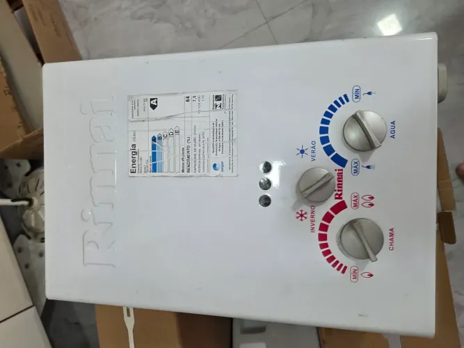 2 aquecedores a gás GN