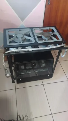 Fogão industrial 2 bocas com forno
