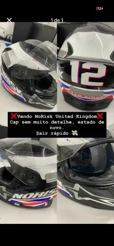 Capacete NoRisk United Kingdom Tam60