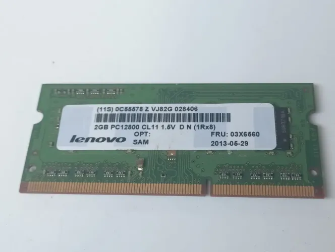Memória R2GB DDR3 1600MHz Lenovo (Original)