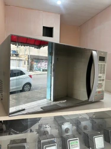 Microondas Brastemp Espelhado inox