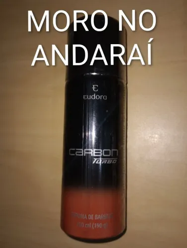 Eudora Carbon Turbo creme espuma barbear