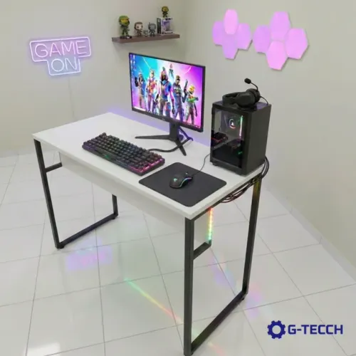 Mesa de Escritório REFORÇADA NOVA 1,1m Industrial Multiuso Computador Notebook Estudo Birô