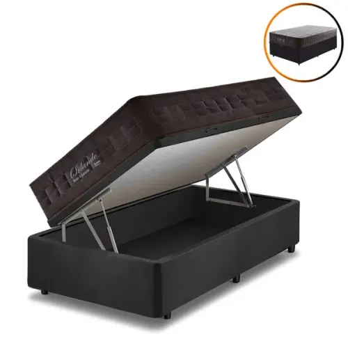 Cama Solteiro King Usada com Baú 