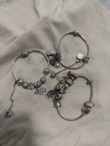 3 Pulseira Pandora originais