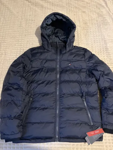 Jaqueta Puffer Tommy Hilfiger Azul Escuro