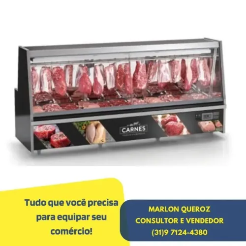 Balcão de Carnes Gelopar 3m Preta