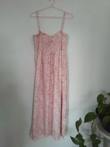 Vestido romântico estampado