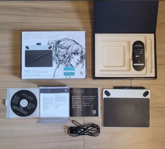 Mesa Digitalizadora Wacom Intuos Draw Ctl-490 White