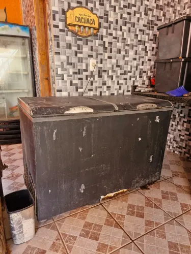 Freezer Horizontal Grande com Duas Tampas - Ideal para Comércio