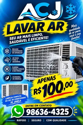 Limpeza de ar condicionado de janela