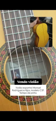 Violão Espanhol Manuel Rodriguez e Hijos modelo C3F (Flamenco)
