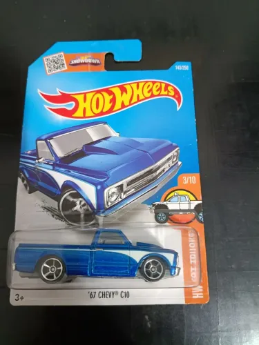 HOTWHEELS 67 Chevy C10 AZUL