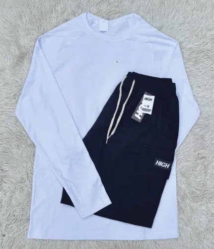 Kit G Camisa longa e Bermuda Cargo G