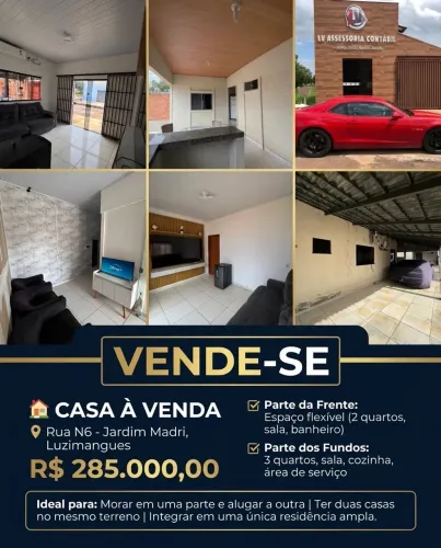 Casa em Luzimangues