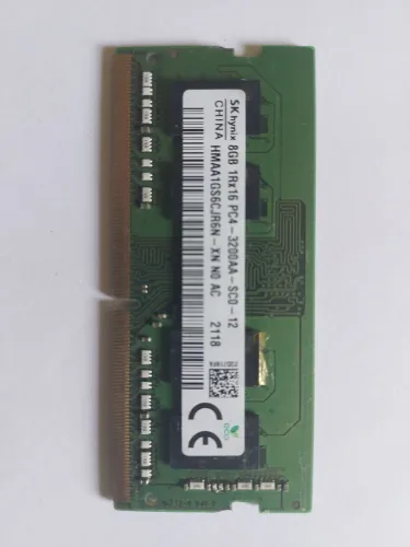 Memória DDR4 8GB notebook 3200mhz