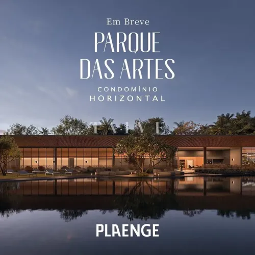 Lançamento Condomínio Horizontal Parque das Artes, lotes com metragem acima de 420m² regiã