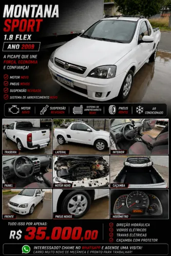 Chevrolet Montana Sport 1.8 MPFI Flexpower 8V 2009