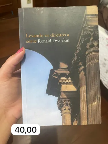 Vendo livro: levando os direitos à sério ronald dworkin