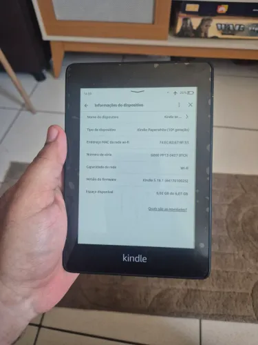 Kindle Paperwhite 10ª Geração