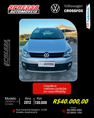 Volkswagen Crossfox 1.6 MI Total Flex 8V 5P 2012