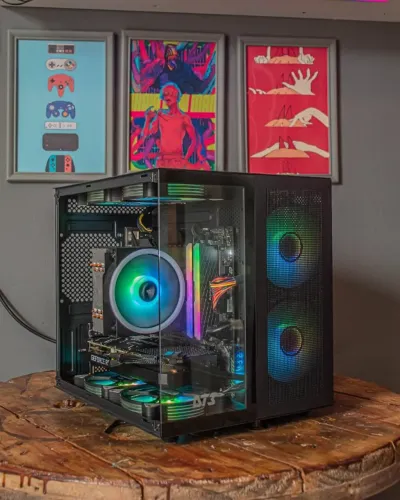 Ryzen 5600X + RTX 3060 12GB | 16GB RAM | 1TB NVMe | Fonte 600W | Gabinete DT3
