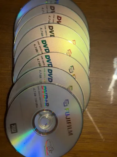 DVDs- +R - FUJIFILM - 9 unidades- Raridade