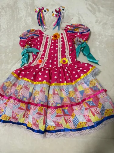 Vestido festa junina infantil número 6