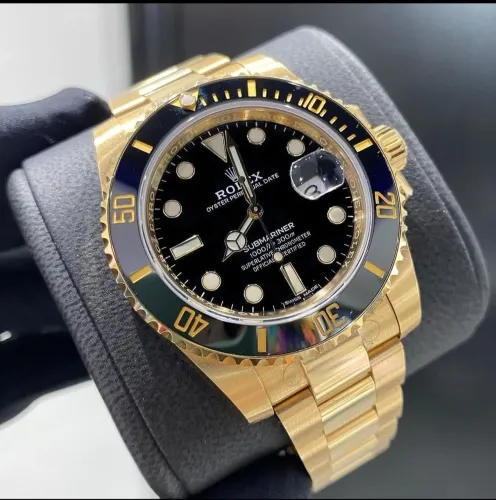 Relógio Rolex Submariner Dourado Automático Premium AAA 
