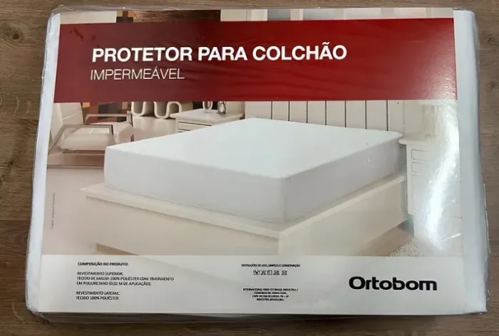 Capa Protetora Colchão Impermeável Ortobom KING - Entrega Grátis Fortaleza