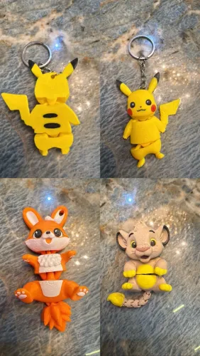 Chaveiro de impressão 3D 