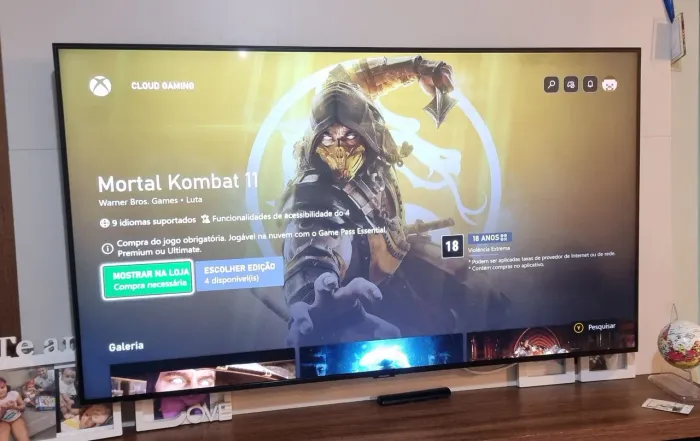 Tv Smart led 4K UHD Crystal 50" Polegadas - XBOX integrado - Alexa - HDR - Bordas infinita